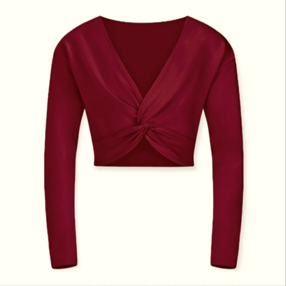 NWT tanzmuster ® Girls´ Long-Sleeved Ballet Crop top - Mia - Extra Soft …